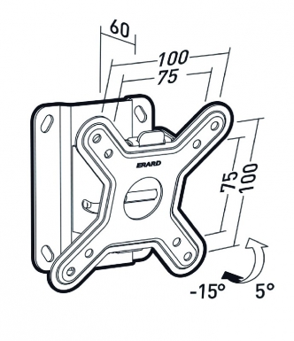 supports &eacute;crans muraux 618.238